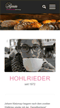 Mobile Screenshot of hohlrieder.co.at